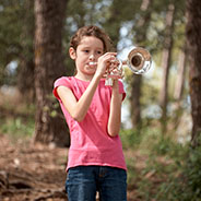 Nicole ensayando en El Guinardo